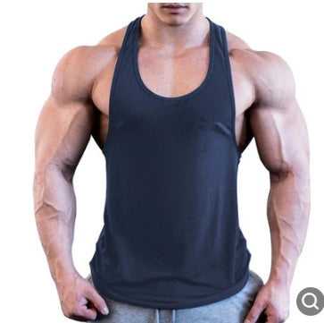 Gym Men Muscle Sleeveless Shirt Tank Top Bodybuilding Sport Fitness Workout Vest